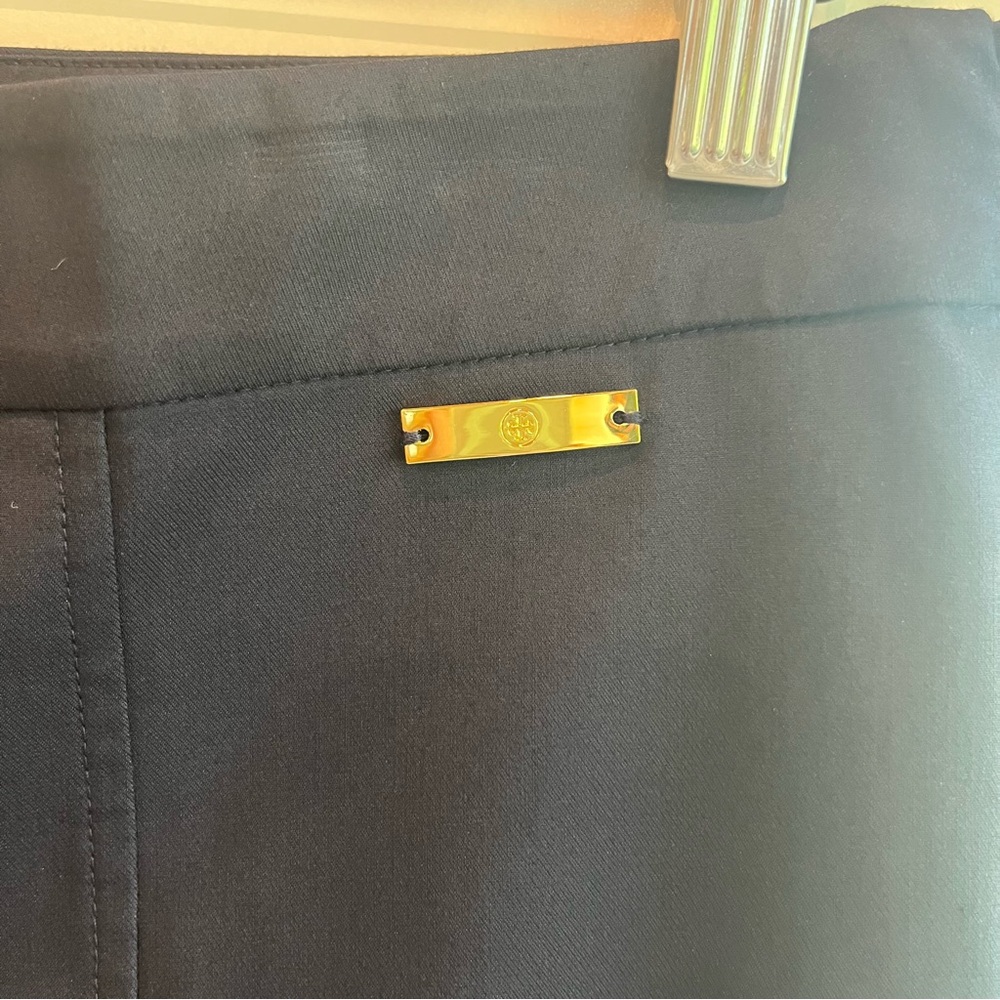 Tory Burch EUC Callie Skinny Ankle Pants Classic Navy Size 8 - Picture 5 of 13
